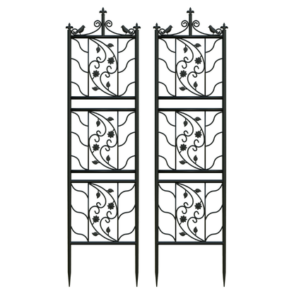 Metal Garden Trellis Tall Plant Climbing Lattice Fence