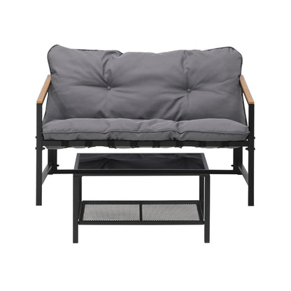 2 Piece Outdoor Garden Patio Lounge Set