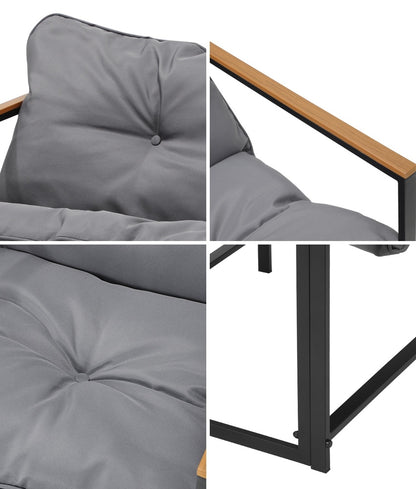 2 Piece Outdoor Garden Patio Lounge Set