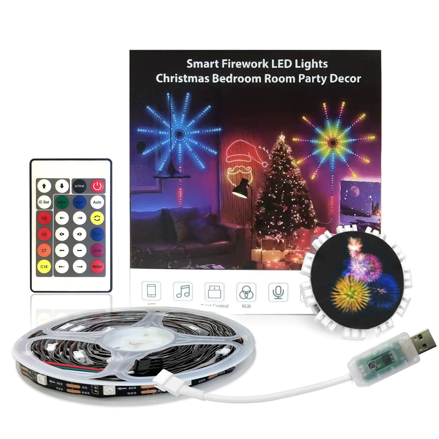 Christmas Firework Led Lights