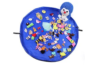 Kids Toy Storage Bag And Play Mat