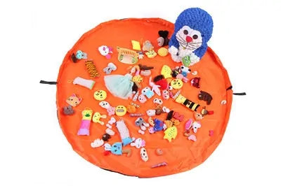 Kids Toy Storage Bag And Play Mat