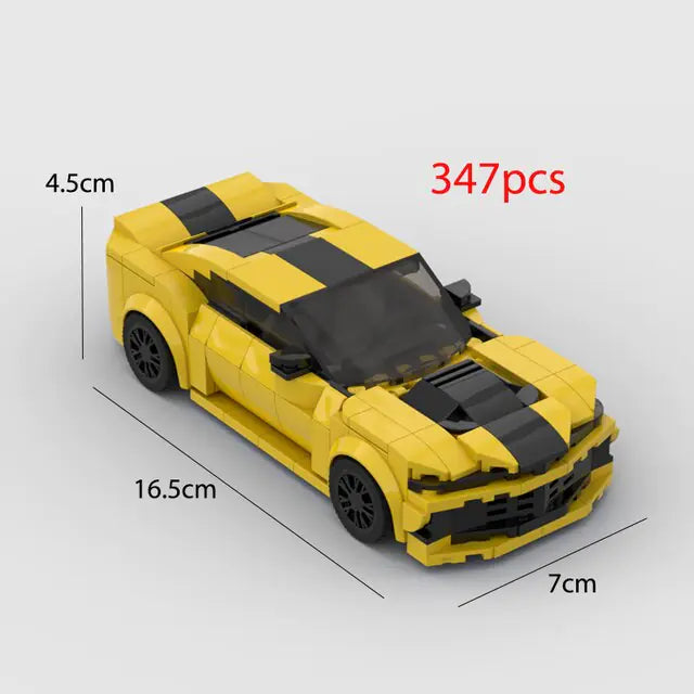 Building Blocks Camaro Z28 Sports Racing Car