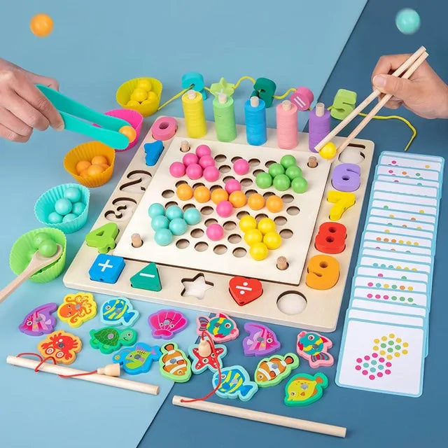 Puzzle Board Math Game