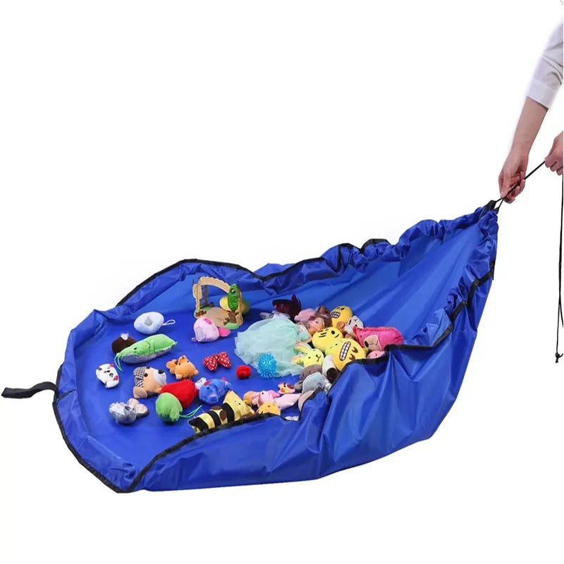 Kids Toy Storage Bag And Play Mat