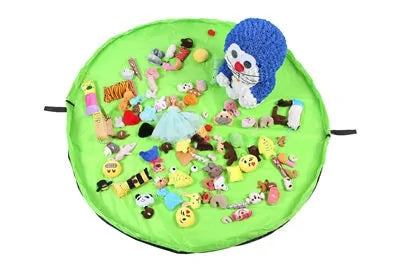 Kids Toy Storage Bag And Play Mat