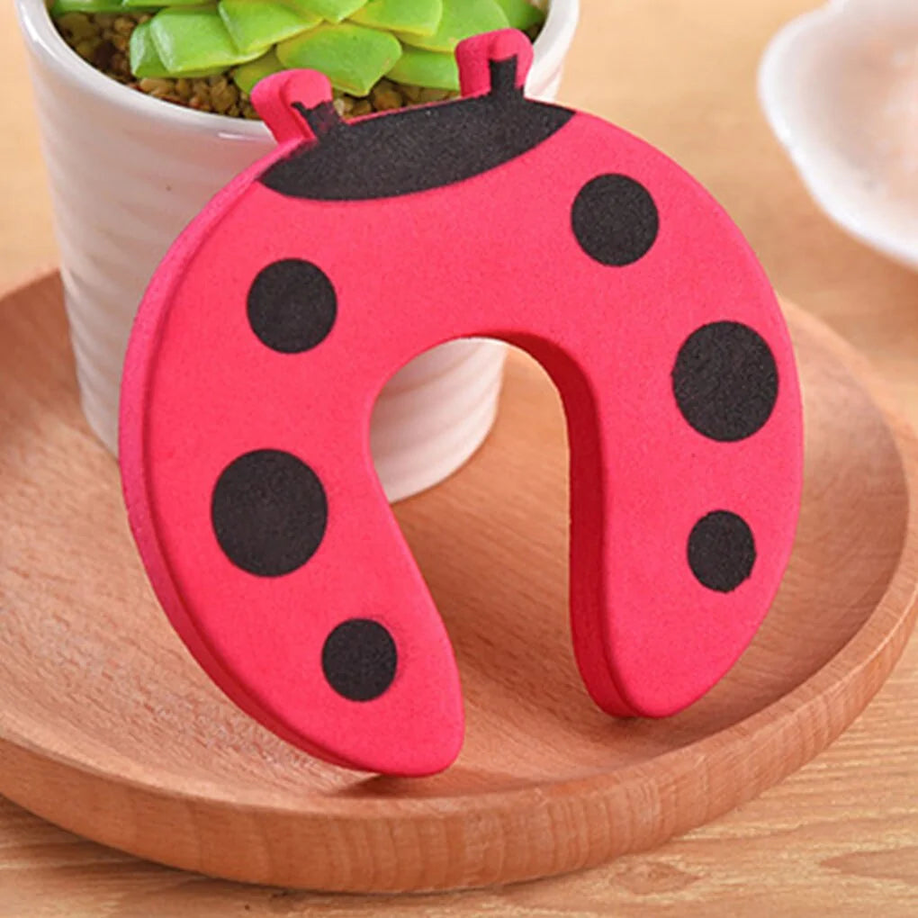 5Pcs Baby Door Stopper Hand Pinch Guard - Cartoon Animal Design