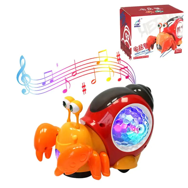 Cute Sensing Crawling Crab Baby Toy